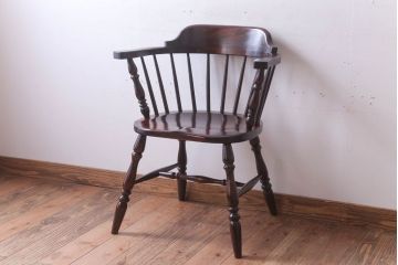 中古　松本民芸家具　91型　キャプテンチェア(3)