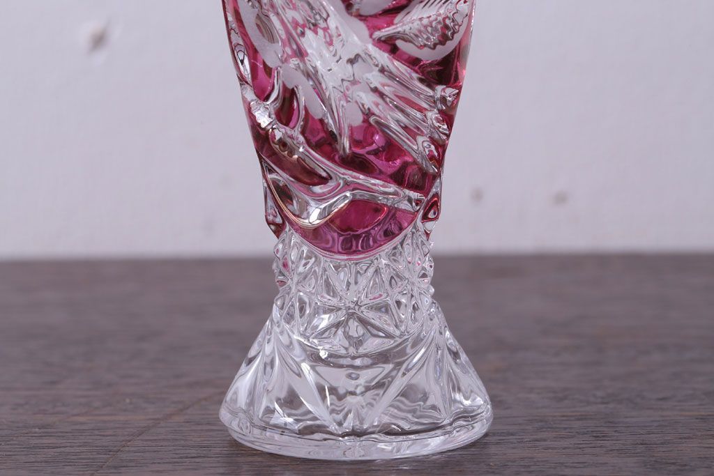 アンティーク雑貨　ビンテージ　西ドイツ　BLEI クリスタルガラス　パウダーボトル2本セット