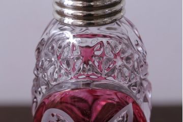 アンティーク雑貨　ビンテージ　西ドイツ　BLEI クリスタルガラス　パウダーボトル2本セット