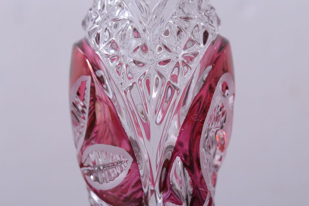 アンティーク雑貨　ビンテージ　西ドイツ　BLEI クリスタルガラス　パウダーボトル2本セット