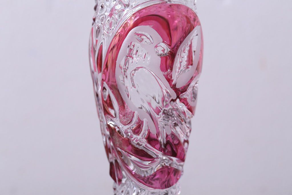 アンティーク雑貨　ビンテージ　西ドイツ　BLEI クリスタルガラス　パウダーボトル2本セット