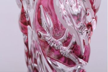 アンティーク雑貨　ビンテージ　西ドイツ　BLEI クリスタルガラス　パウダーボトル2本セット