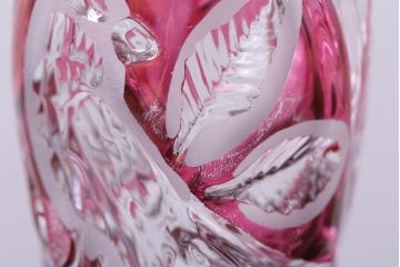 アンティーク雑貨　ビンテージ　西ドイツ　BLEI クリスタルガラス　パウダーボトル2本セット