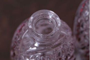 アンティーク雑貨　ビンテージ　西ドイツ　BLEI クリスタルガラス　パウダーボトル2本セット