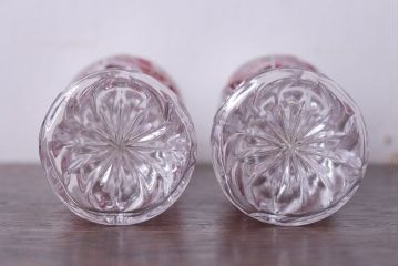 アンティーク雑貨　ビンテージ　西ドイツ　BLEI クリスタルガラス　パウダーボトル2本セット