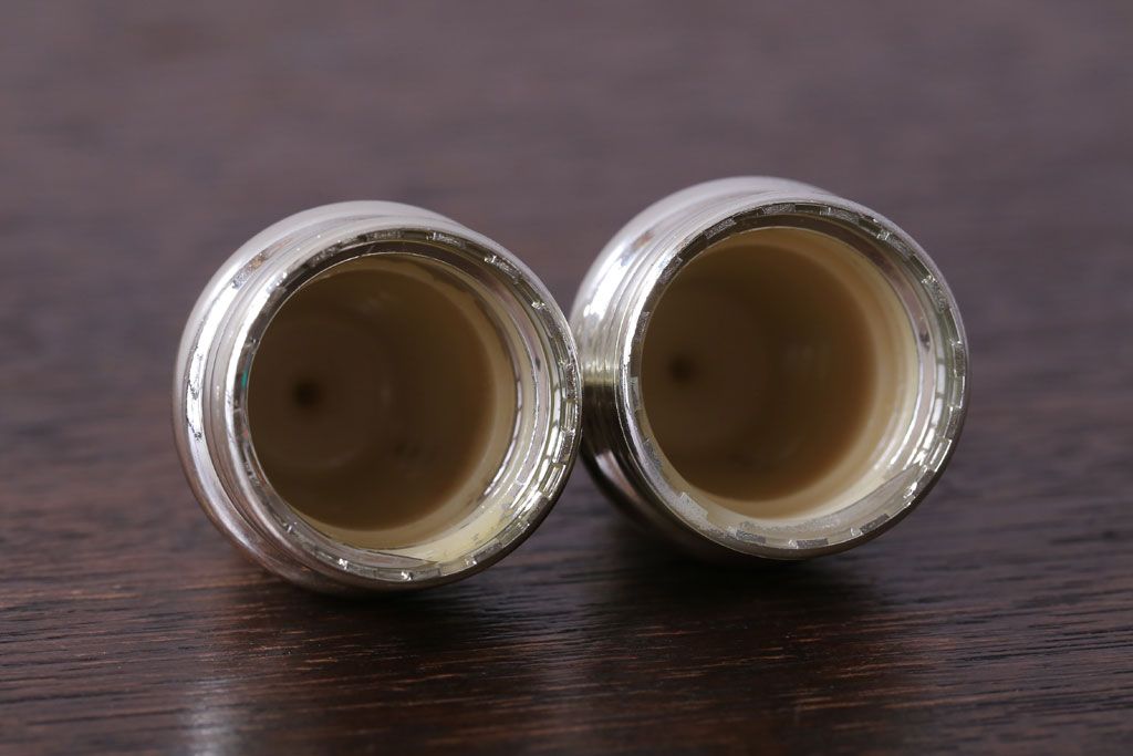 アンティーク雑貨　ビンテージ　西ドイツ　BLEI クリスタルガラス　パウダーボトル2本セット