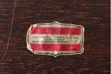 アンティーク雑貨　ビンテージ　西ドイツ　BLEI クリスタルガラス　パウダーボトル2本セット