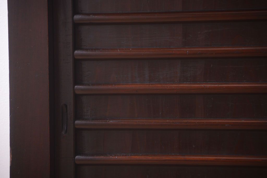 アンティーク家具　古民具・骨董　明治期　特注品!状態の良い変わり型六尺水屋箪笥