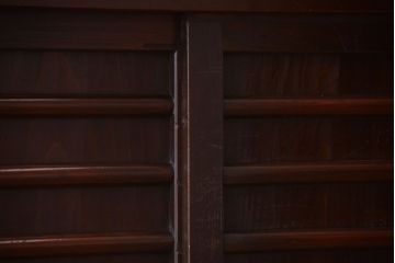 アンティーク家具　古民具・骨董　明治期　特注品!状態の良い変わり型六尺水屋箪笥