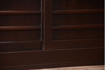 アンティーク家具　古民具・骨董　明治期　特注品!状態の良い変わり型六尺水屋箪笥