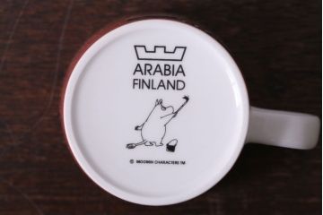 アンティーク雑貨　北欧ビンテージ　アラビア(ARABIA) ムーミン　マグ(ムーミンママ)