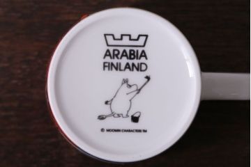 アンティーク雑貨　北欧ビンテージ　アラビア(ARABIA) ムーミン　マグ(ムーミン・フローレン・ミー・パパ・ママ)