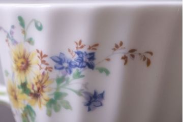 中古 イギリス ROYAL DOULTON(ロイヤルドルトン)　アルカディア　デミタスカップ&ソーサー3客(洋食器)