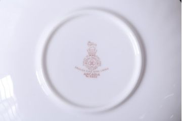 中古 イギリス ROYAL DOULTON(ロイヤルドルトン)　アルカディア　デミタスカップ&ソーサー3客(洋食器)
