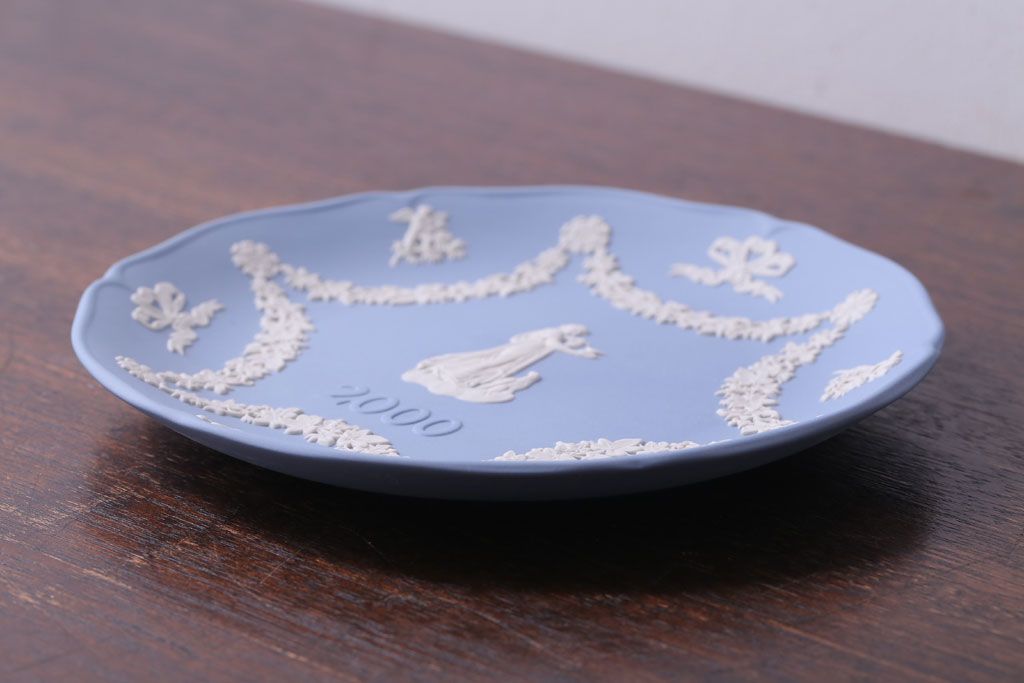 WEDGWOOD 2000 イヤープレート ジャスパー ウエッジウッド ウエッジウッド2000年イヤープレート WEDGWOOD - P-793ウェッジウッド