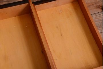 中古　松本民芸家具　M型両袖机(定価51万円)