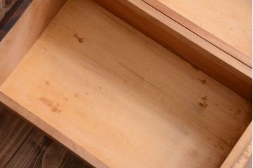 中古　松本民芸家具　M型両袖机(定価51万円)