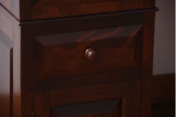 中古　松本民芸家具　M型両袖机(定価51万円)