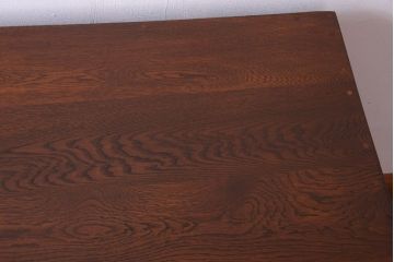 アンティーク家具　アンティーク　シンプルでおしゃれなナラ材製両袖机