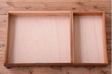 アンティーク家具　和製アンティーク　古い木の上品な片袖机