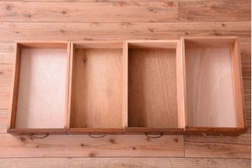 アンティーク家具　和製アンティーク　古い木の上品な片袖机