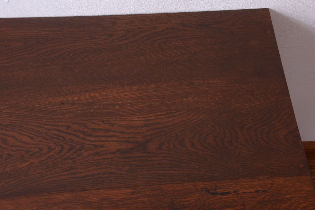 アンティーク家具　和製アンティーク　古い木の上品な片袖机