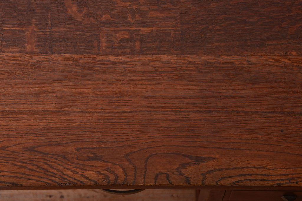 アンティーク家具　和製アンティーク　古い木の上品な片袖机