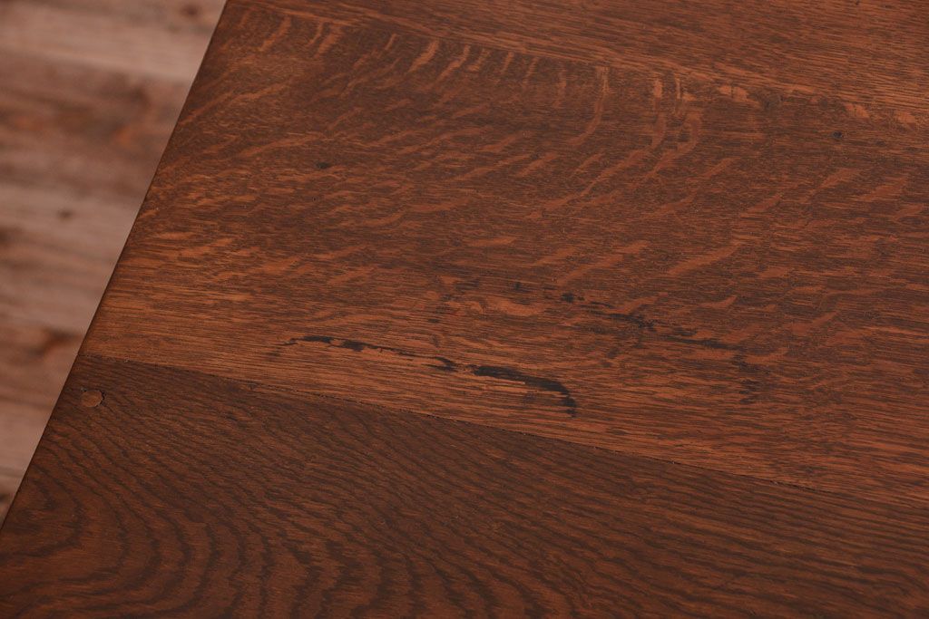 アンティーク家具　和製アンティーク　古い木の上品な片袖机