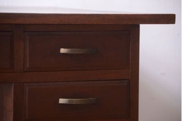 アンティーク家具　和製アンティーク　古い木の上品な片袖机