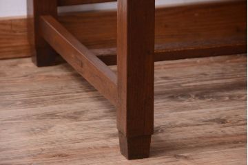 アンティーク家具　和製アンティーク　古い木の上品な片袖机