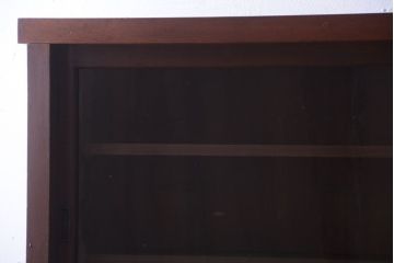 アンティーク家具　古民具・骨董　明治〜大正　檜材のアンティーク重ね戸棚(収納棚)