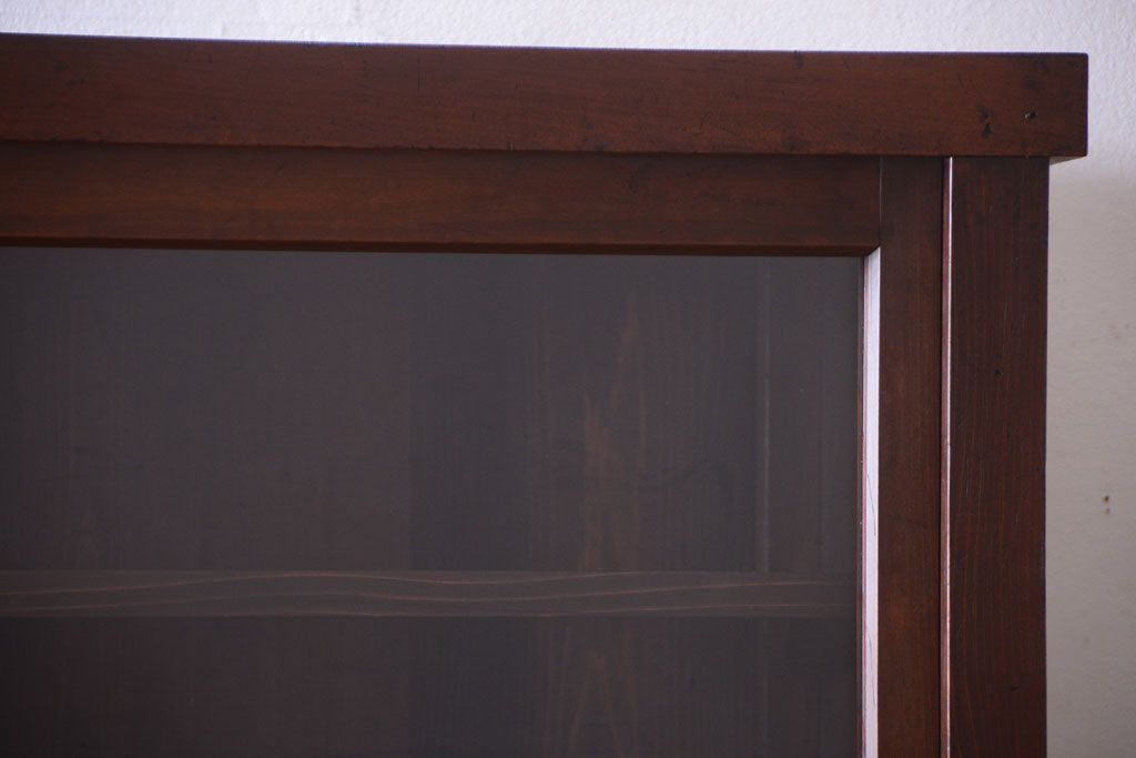 アンティーク家具　古民具・骨董　明治〜大正　檜材のアンティーク重ね戸棚(収納棚)