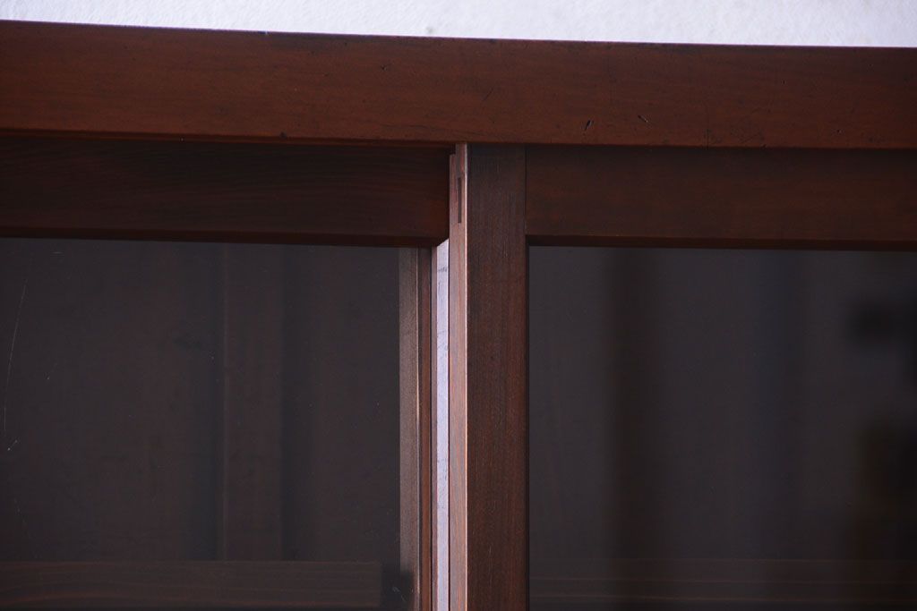 アンティーク家具　古民具・骨董　明治〜大正　檜材のアンティーク重ね戸棚(収納棚)