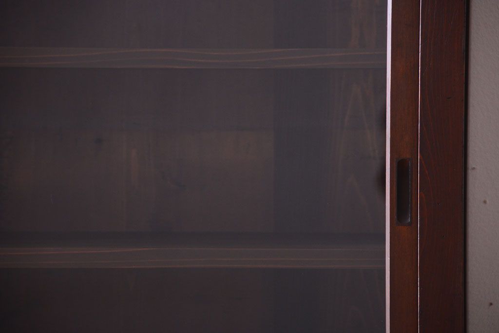 アンティーク家具　古民具・骨董　明治〜大正　檜材のアンティーク重ね戸棚(収納棚)