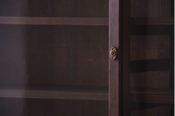アンティーク家具　古民具・骨董　明治〜大正　檜材のアンティーク重ね戸棚(収納棚)