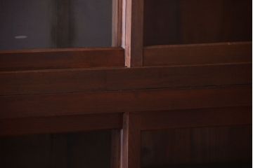 アンティーク家具　古民具・骨董　明治〜大正　檜材のアンティーク重ね戸棚(収納棚)