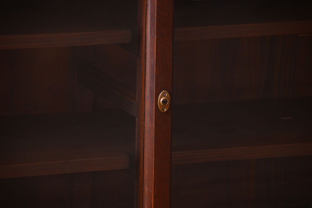 アンティーク家具　古民具・骨董　明治〜大正　檜材のアンティーク重ね戸棚(収納棚)