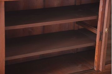 アンティーク家具　古民具・骨董　明治〜大正　檜材のアンティーク重ね戸棚(収納棚)