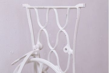 アンティーク家具　アンティークペイント　おしゃれなシンガーミシンの鉄脚(3)