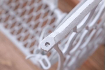 アンティーク家具　アンティークペイント　おしゃれなシンガーミシンの鉄脚(2)