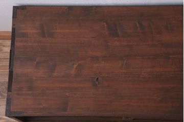 アンティーク家具　古民具・骨董　明治〜大正　古い木製の箪笥ローボード