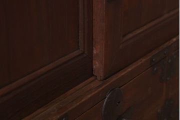 アンティーク家具　古民具・骨董　明治〜大正　古い木製の箪笥ローボード