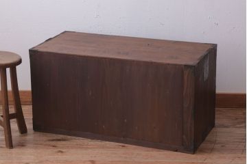 アンティーク家具　古民具・骨董　明治〜大正　古い木製の箪笥ローボード