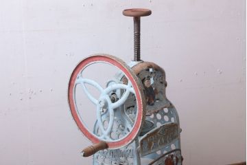アンティーク雑貨　昭和レトロ　手動かき氷機　ふくらく号