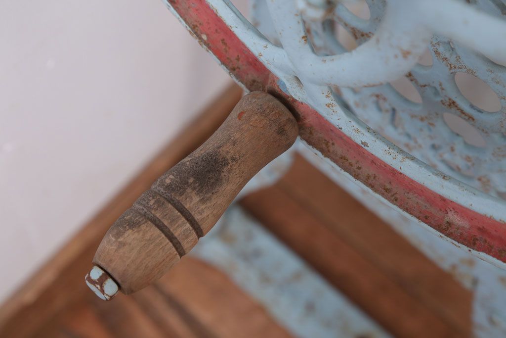 アンティーク雑貨　昭和レトロ　手動かき氷機　ふくらく号