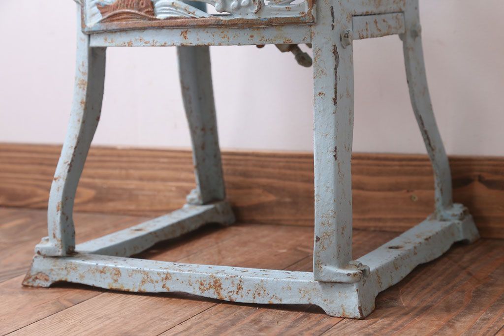 アンティーク雑貨　昭和レトロ　手動かき氷機　ふくらく号