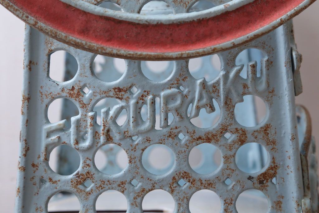 アンティーク雑貨　昭和レトロ　手動かき氷機　ふくらく号