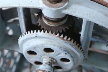 アンティーク雑貨　昭和レトロ　手動かき氷機　ふくらく号