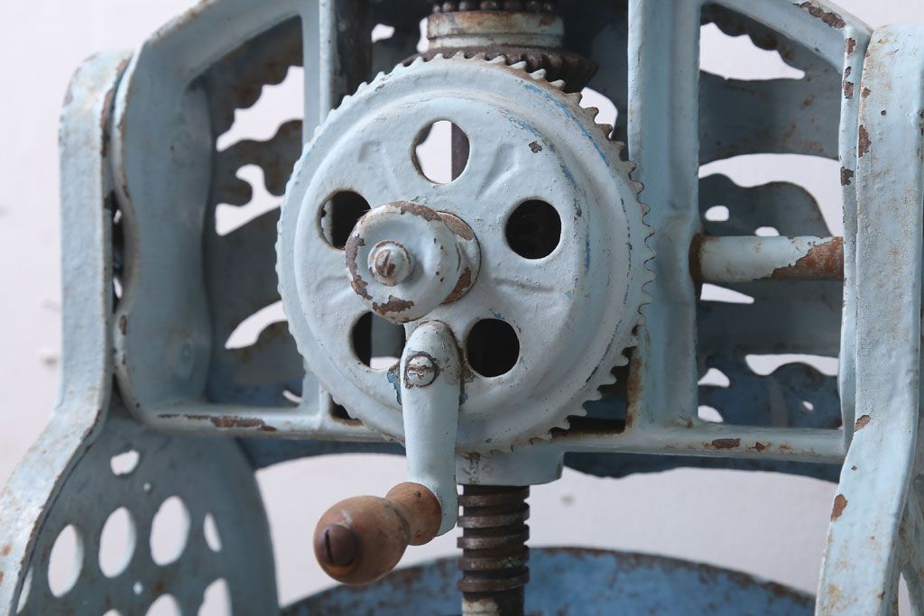 アンティーク雑貨　昭和レトロ　手動かき氷機　ふくらく号