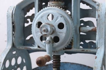 アンティーク雑貨　昭和レトロ　手動かき氷機　ふくらく号